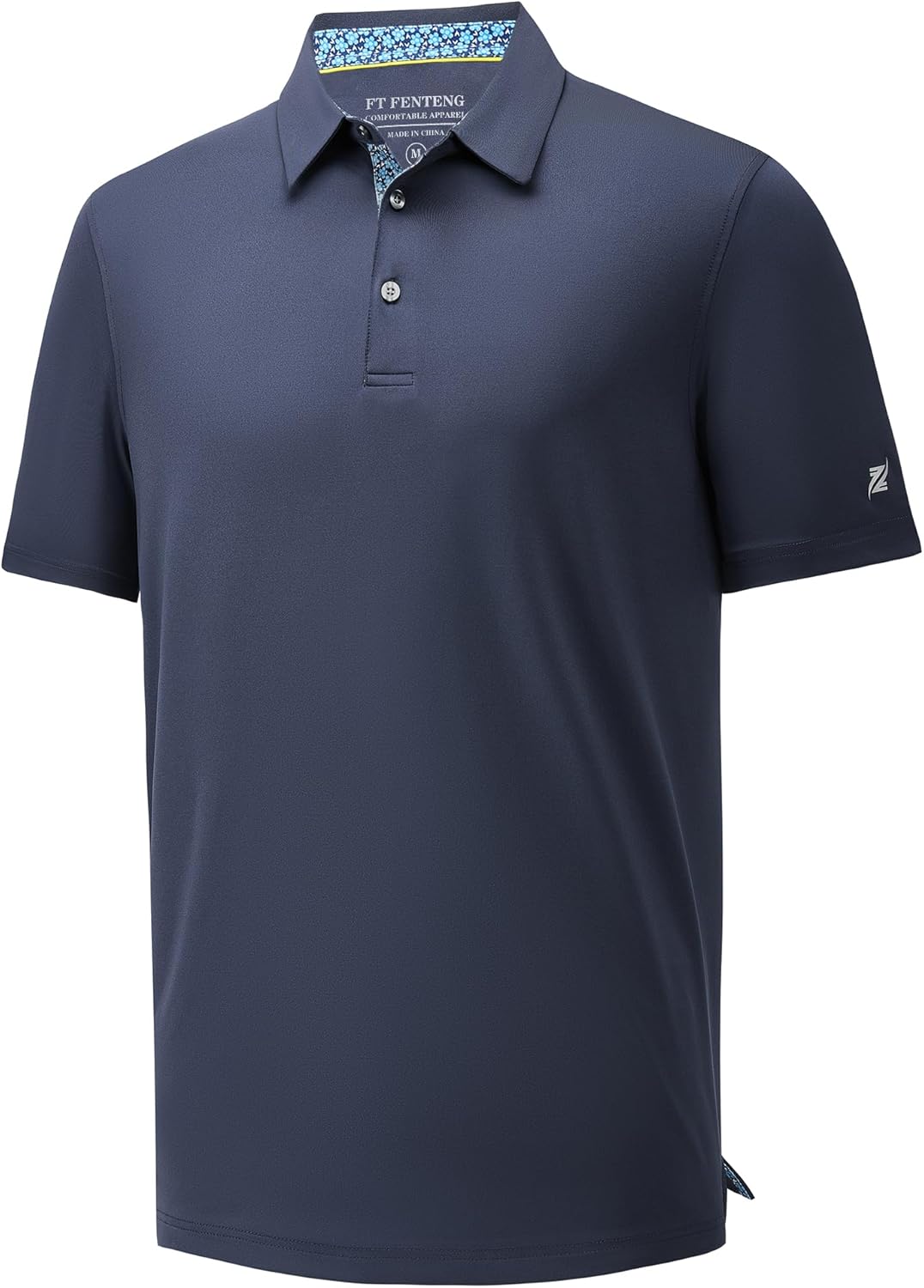 Mens Polo Shirts Short Casual Solid Stylish Dry Fit Performance Designed Collared Golf Polo Shirts for Men