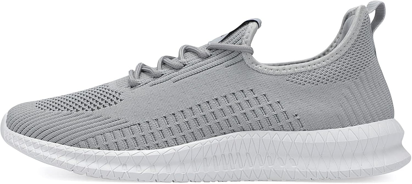 LCGJR Men's Running Shoes Ultra Lightweight Breathable Comfortable Walking Shoes Casual Fashion Sneakers Mesh Workout Shoes
