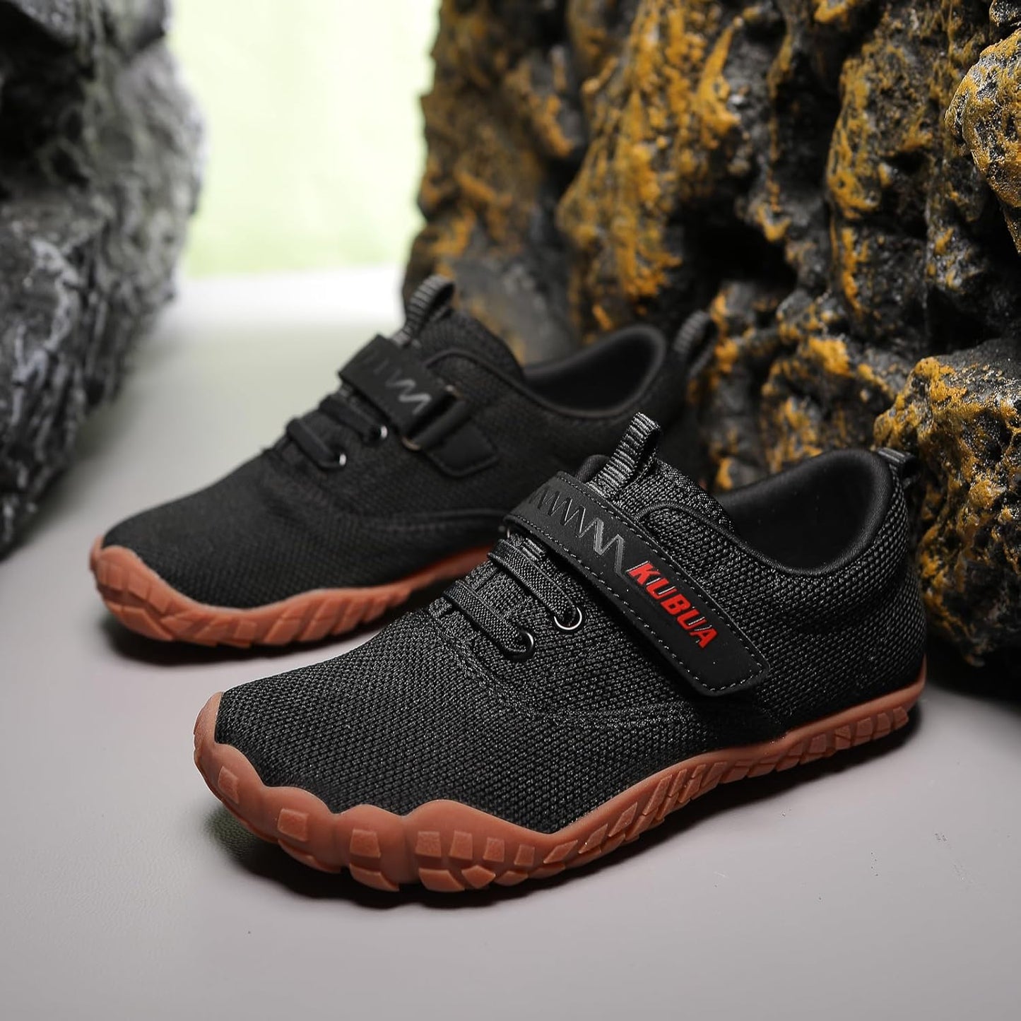 KUBUA Kids Barefoot Shoes Boys Girls Sneakers Naturally Splay Shoes Toddler Little Big Kid