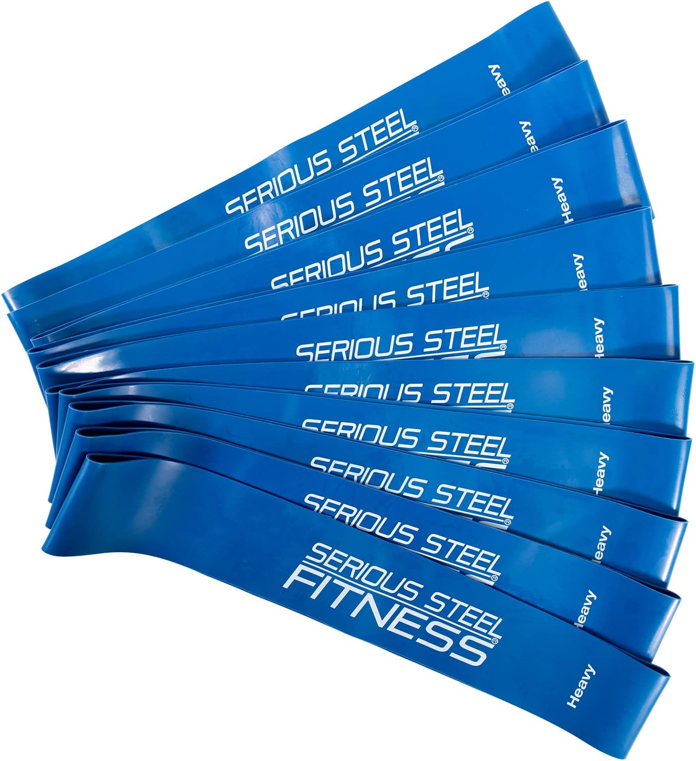 Serious Steel Fitness Mini Resistance Loop Bands | Rehab and Prehab Stretch Bands | 12" Exercise Workout Bands (Sets of 5 Pack and Sets of 10 Pack Trainer Options Available!)