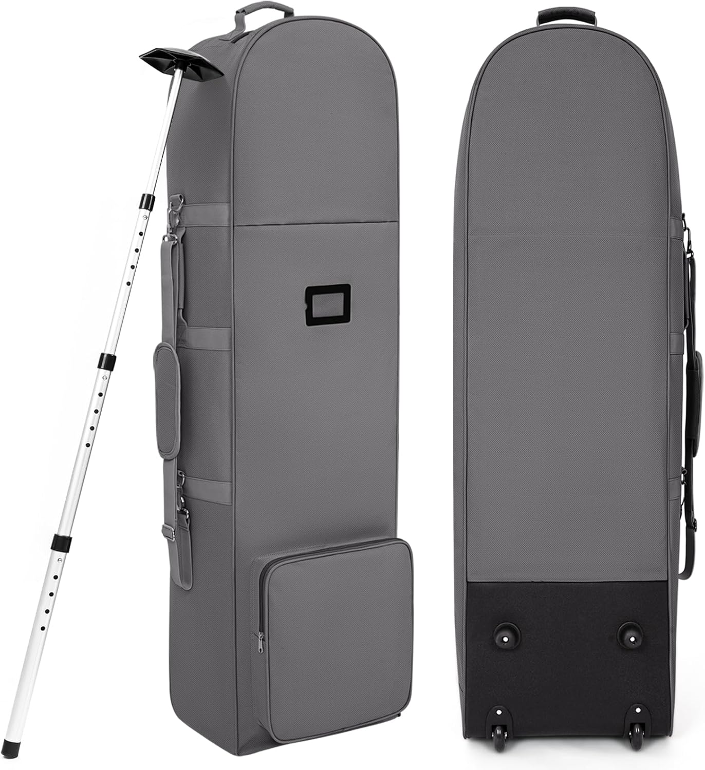 Golf Travel Bags for Airlines with Adjustable Support Rod and Detachable Shoulder Straps, Soft Foldable Golf Club Travel Covers, 900D Heavy Duty Oxford