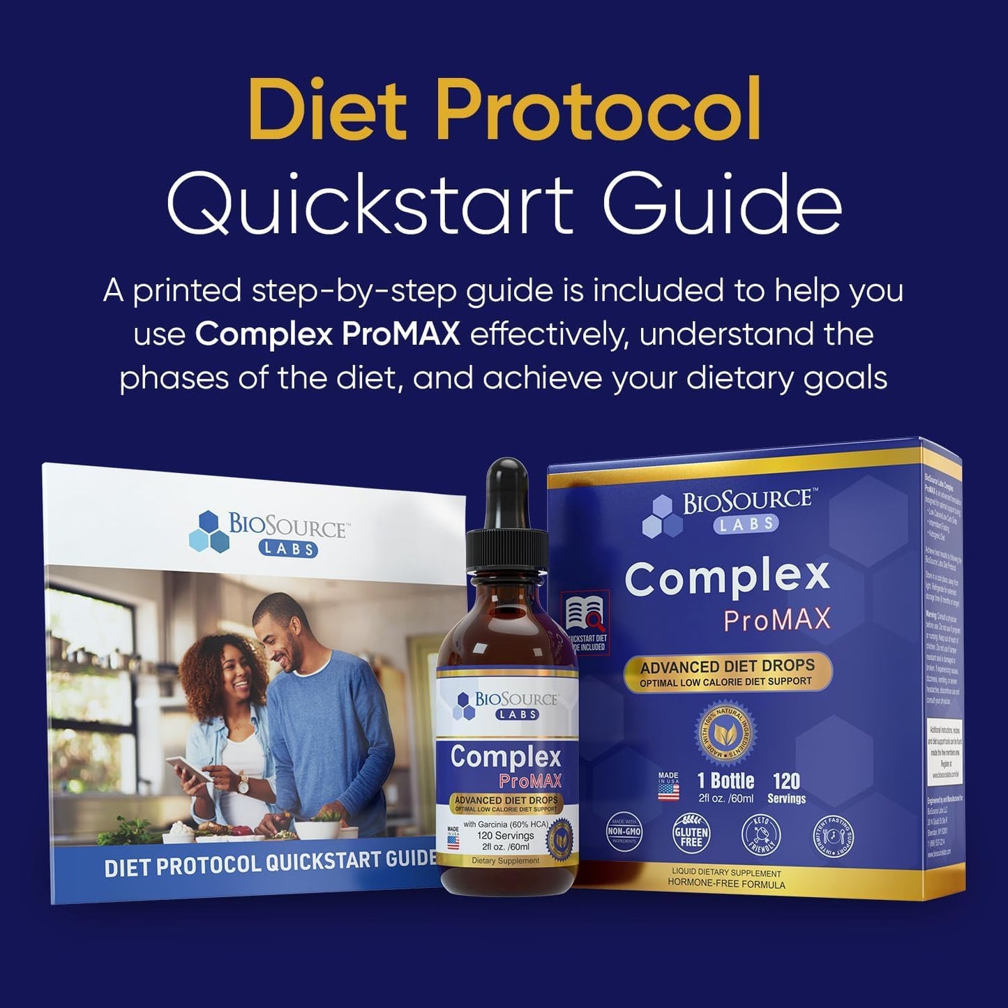 Complex ProMAX Premium Diet Drops (1 x 2 oz Bottle)
