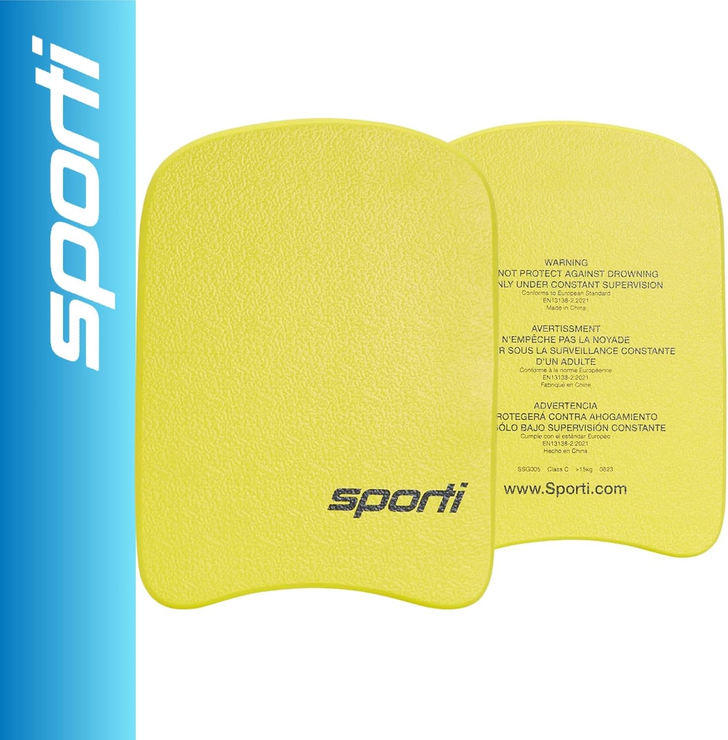 Sporti Kids Kickboard for Swim Training Lesson, Swimming Kickboard for Junior, Water Board for Kids, Swimming Training Aid