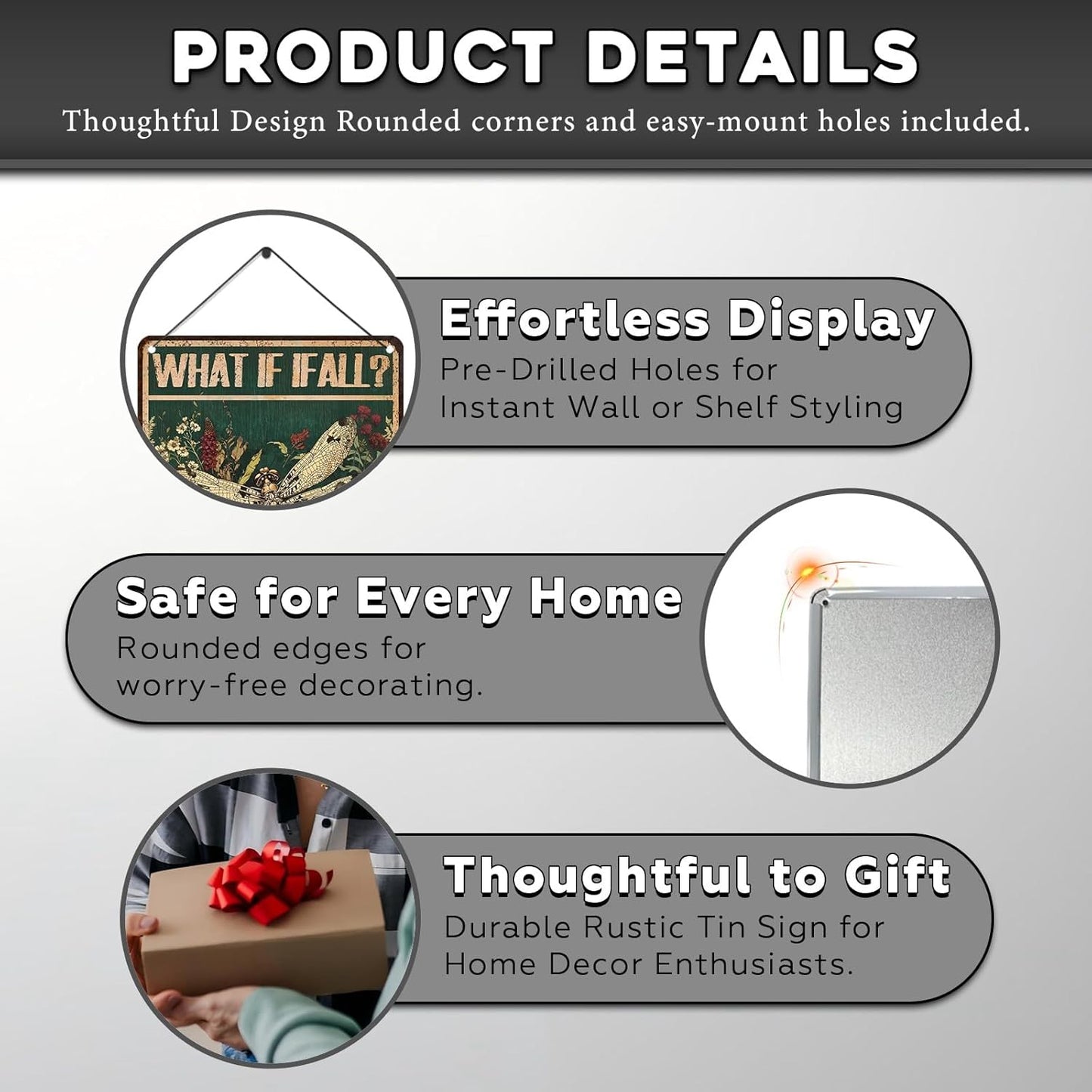 Dragonfly Vintage Tin Sign What If I Fall Metal Tin Sign for Home Bedroom 12 * 8inch