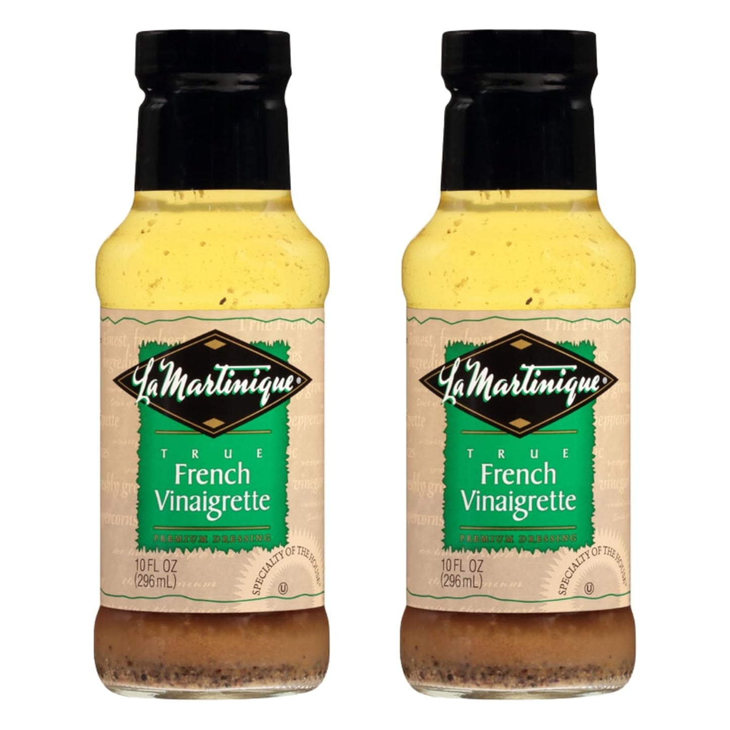 True French Vinaigrette Dressing 10 Ounce Bottle (Pack of 2)