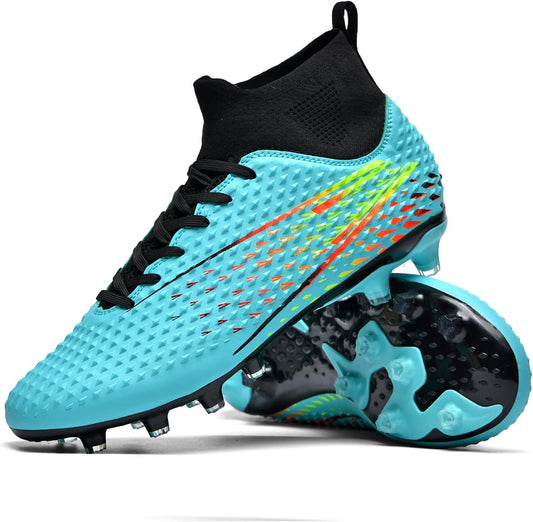 Mens Soccer Cleats Womens Indoor Soccer Shoes Wide Baseball Turf Shoes Adult Youth Rugby Shoes Big Boys Small Spikes AG TF Football Boots