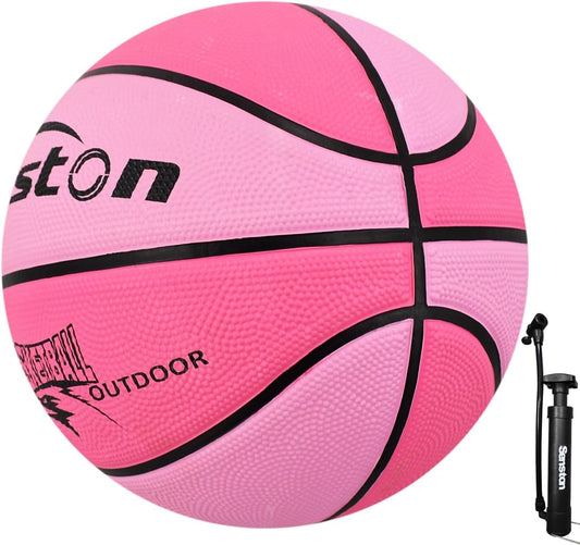 Senston Kids Basketball Balls Size 3/5/7 Basketballs Indoor Outdoor 27.5/29.5 inch Basketball Gifts for Kids/Girls/Boys