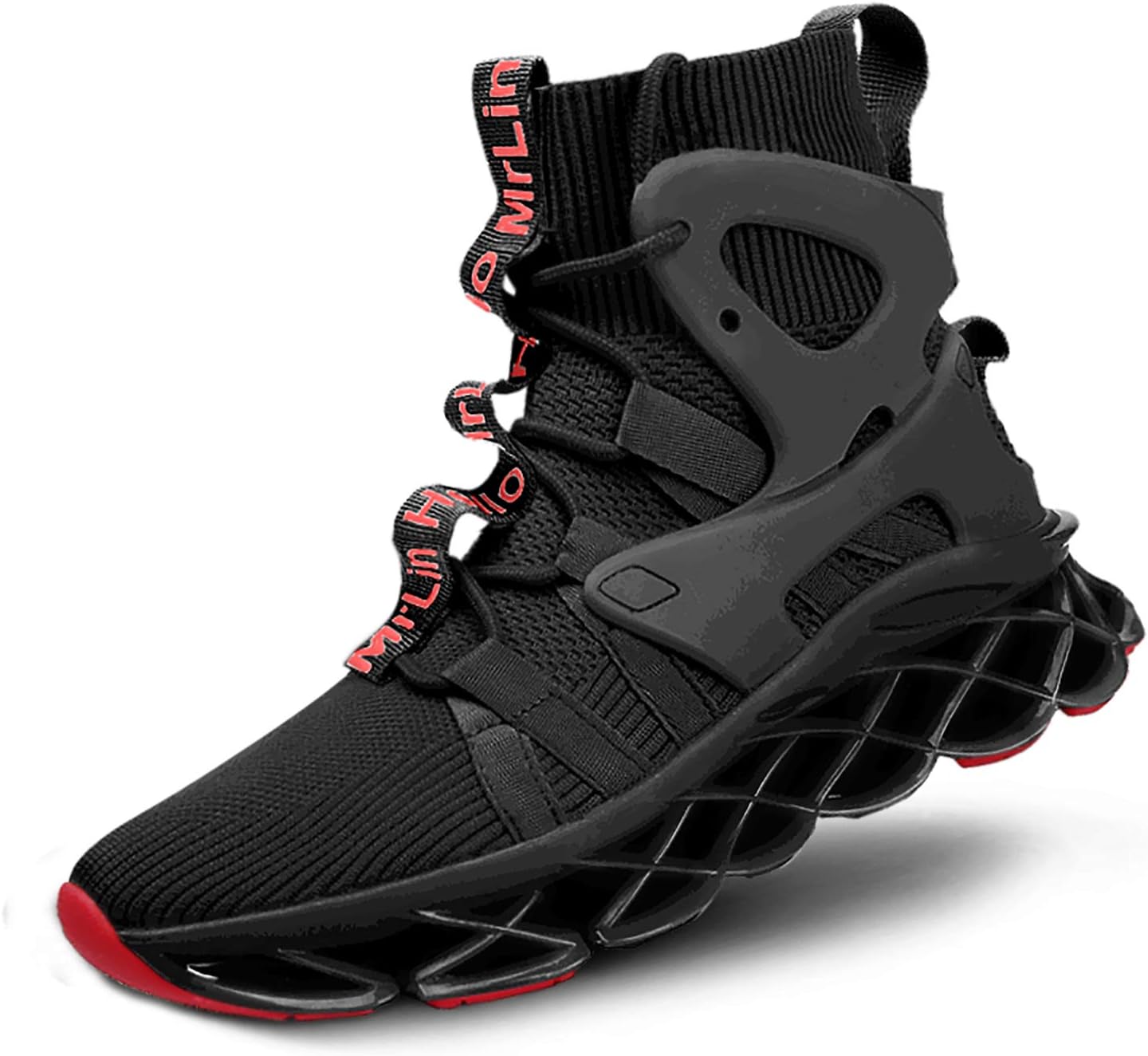 Hello MrLin Men's Running Shoes Non Slip Athletic Tennis Walking Blade Type Sneakers Hip Hop