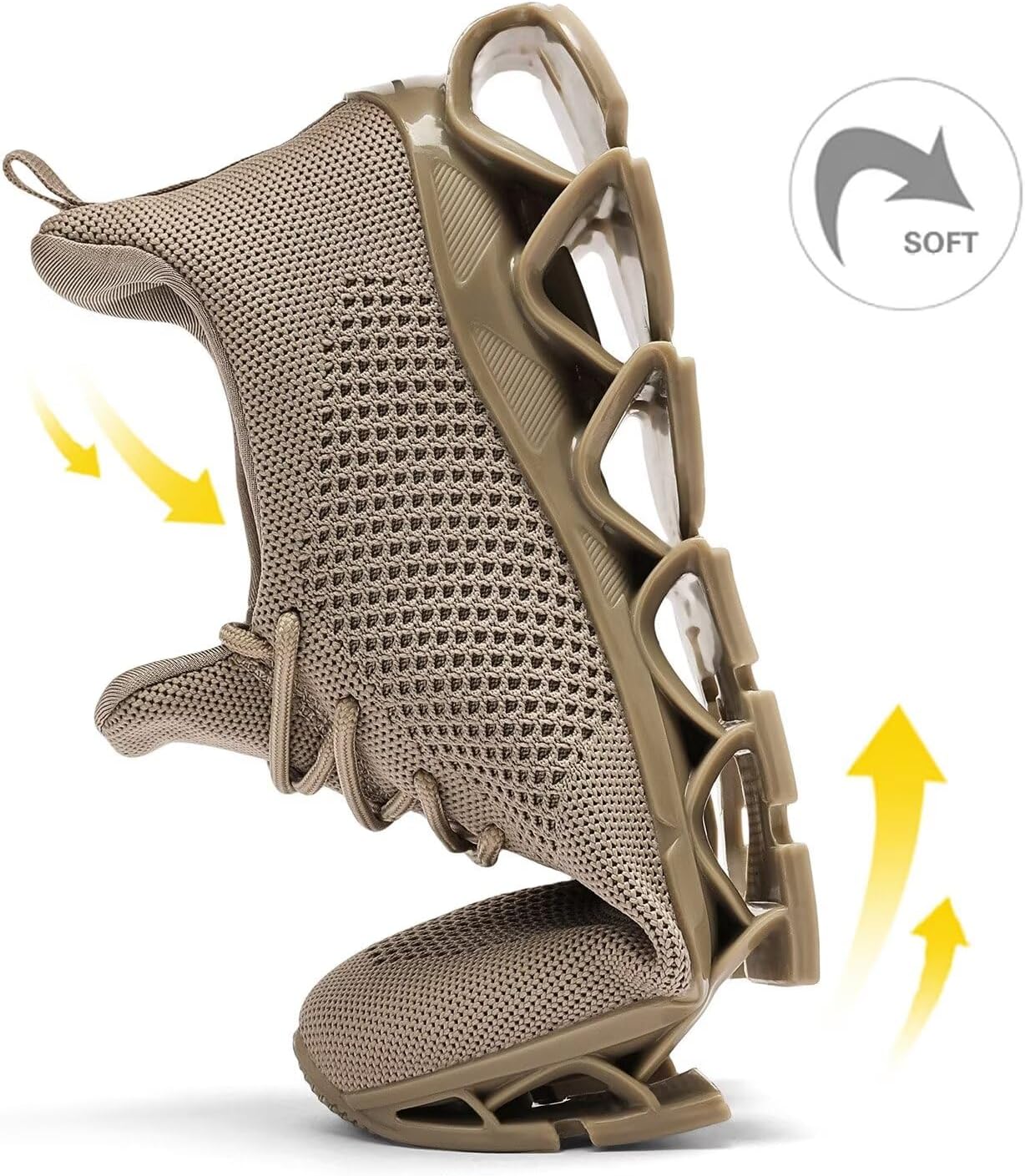 Men's Running Shoes Blade Tennis Walking Fashion Sneakers Breathable Non Slip Gym Sports Work Trainers