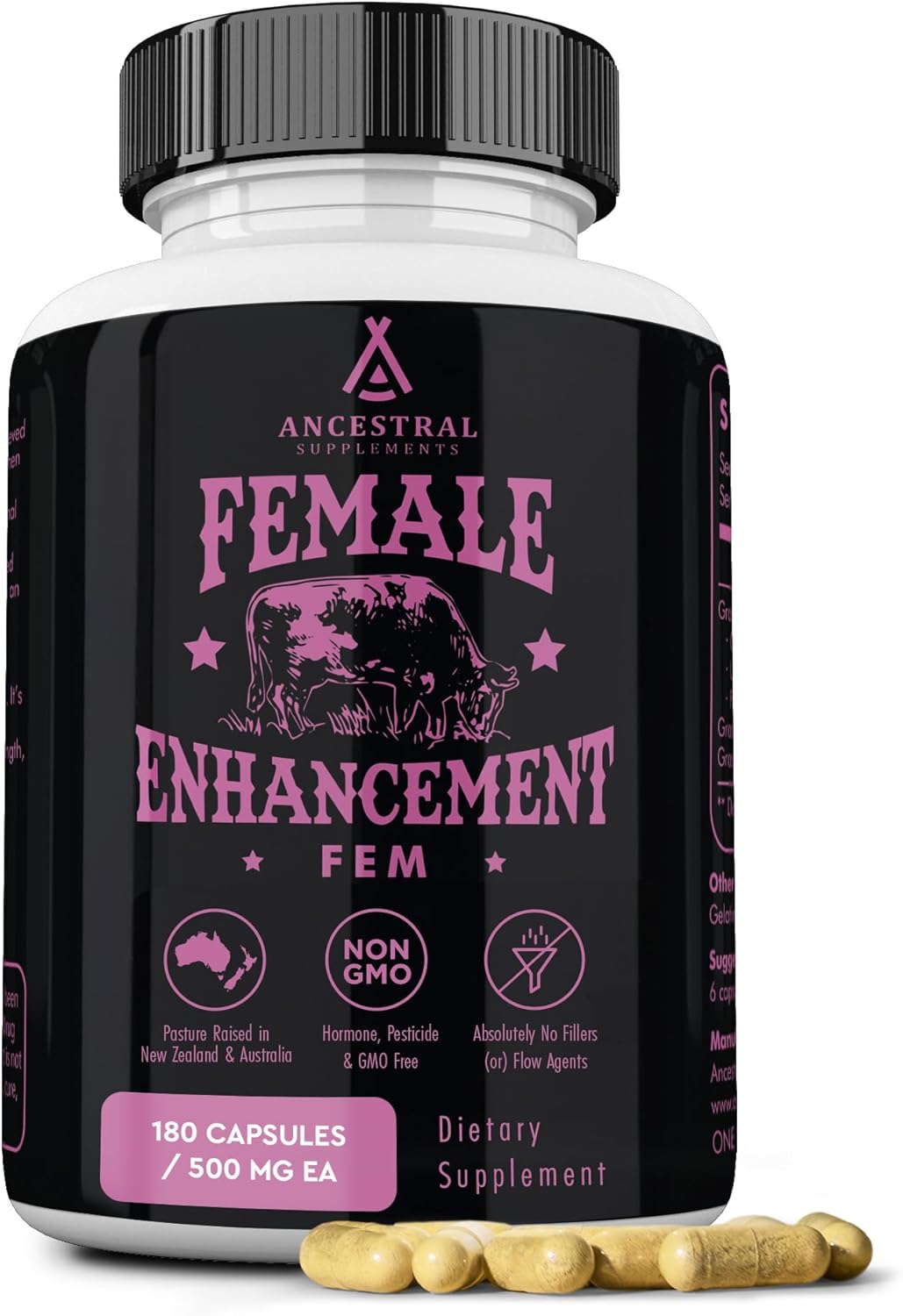 Beef Organ Supplement for Women – Supports Hormone Balance, Energy & Wellness – Grass Fed, Pasture Raised Superfood – Liver, Heart, Kidney, Bone Marrow – Collagen, CoQ10, B12 – Female Support Blend