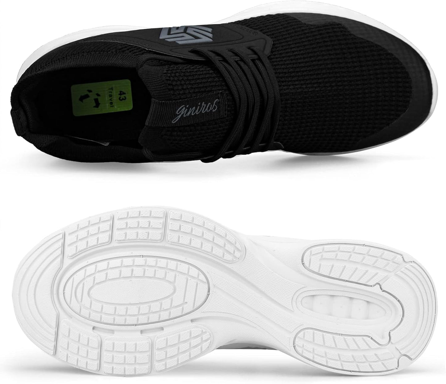 Mens Slip On Walking Shoes Non Slip Running Shoes Breathable Workout Shoes Lightweight Gym Sneakers