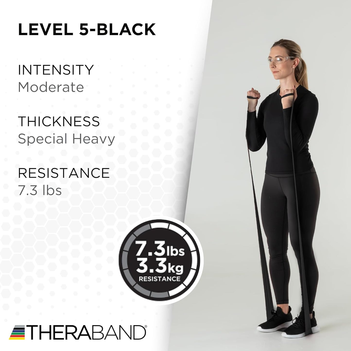 THERABAND Resistance Band 25 Yard Roll, Non-Latex Professional Elastic Stretch Bands for Upper & Lower Body Exercise Workouts, Physical Therapy, Lower Pilates, Flexibility, & Rehab, Dispenser Box