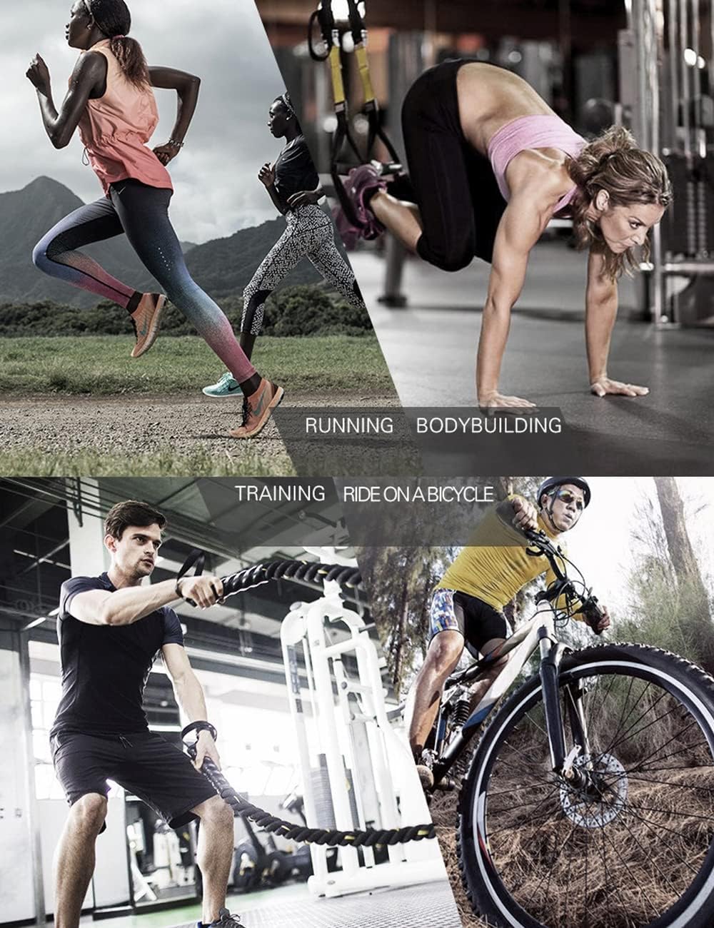 Gox Fanny Pack For Men Running Pouch Belt,Phone Holder Waist Pack Sport Hiking Walking Traveling (silver)