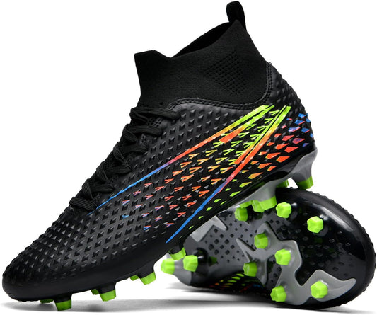 Mens Soccer Cleats Womens Indoor Soccer Shoes Wide Baseball Turf Shoes Adult Youth Rugby Shoes Big Boys Small Spikes AG TF Football Boots