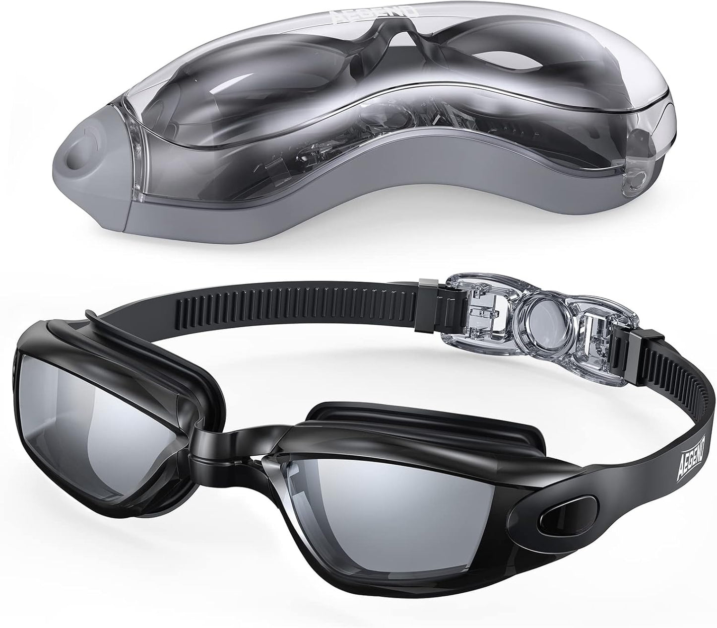 Aegend Swim Goggles, Swimming Goggles No Leaking Full Protection Adult Men Women Youth