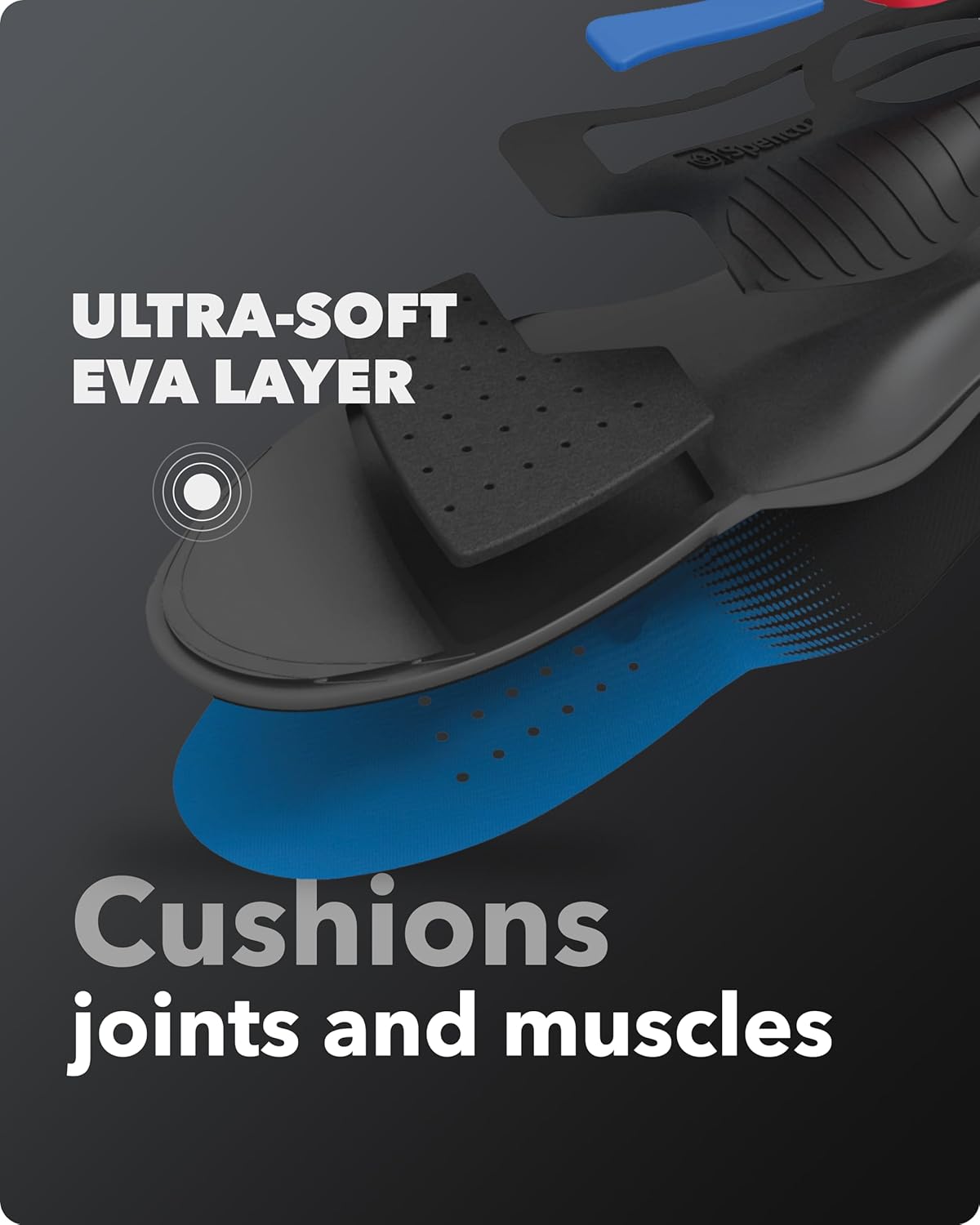 Spenco Total Support Max Shoe Insoles - Orthotic Metatarsal Arch Support Inserts - Absorbs Shock, Reduces Over-Pronation, Conforms to Foot Contours, Deep Heel Cupping Women's 9-10.5/Men's 8-9.5