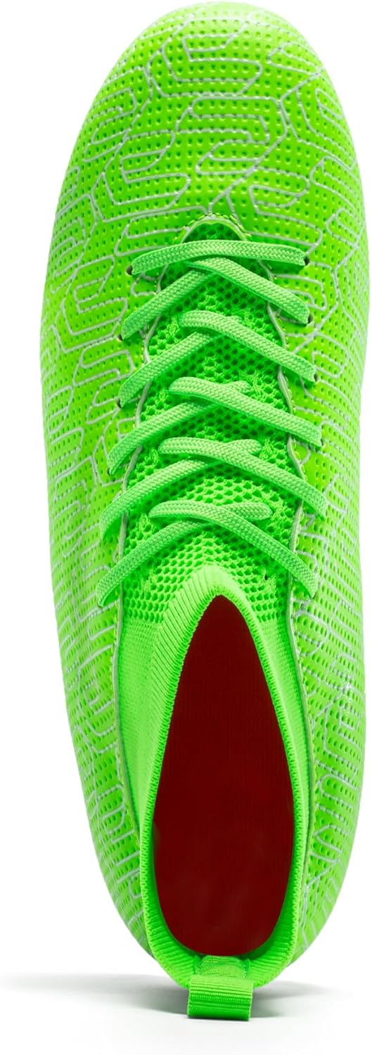 Kids Soccer Cleats Boys Youth Firm Groud Cleats for Girls High Top Trainning Football Shoes AG/FG