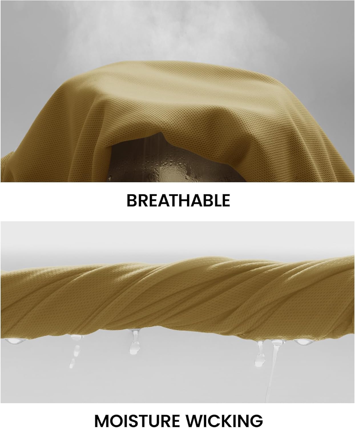 ZITY Mens 2 Pack Polo Shirts Short Sleeve Performance Sports Golf Shirt for Men Tactical Shirt