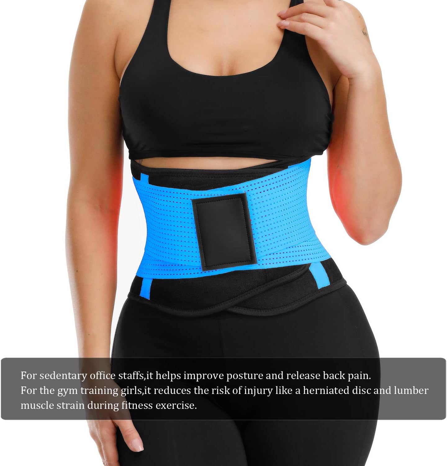 VENUZOR Waist Trainer Belt for Women - Waist Cincher Trimmer - Slimming Body Shaper Belt - Sport Girdle Belt (UP Graded)