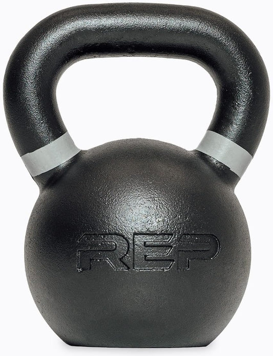 REP Fitness Single Kettlebells 5lb to 50lb Range, Cast Iron, Strength Training, Adjustable Weight, Power Workout Equipment, Home Gym, Free Weights, Dumbbell Alternative, Exercise, Men, Women