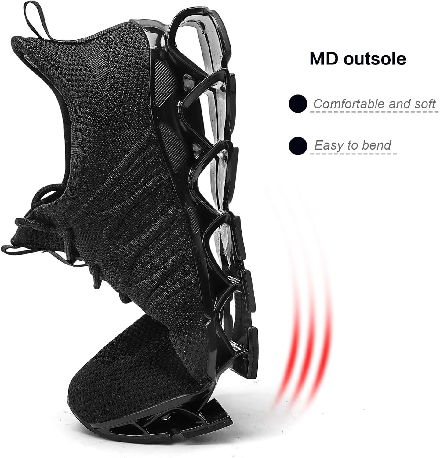 Mens Slip on Walking Running Shoes Blade Tennis Casual Fashion Sneakers Comfort Non Slip Work Sport Athletic Trainer