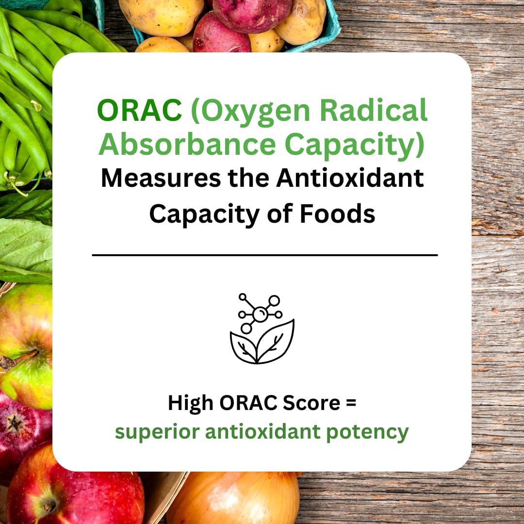 Paradise Herbs ORAC Energy Proteins & Greens Powder, Antioxidant Power of 24 Servings of Fruits & Vegetables in 1 Scoop + 20g Protein, Vanilla, 14 Servings