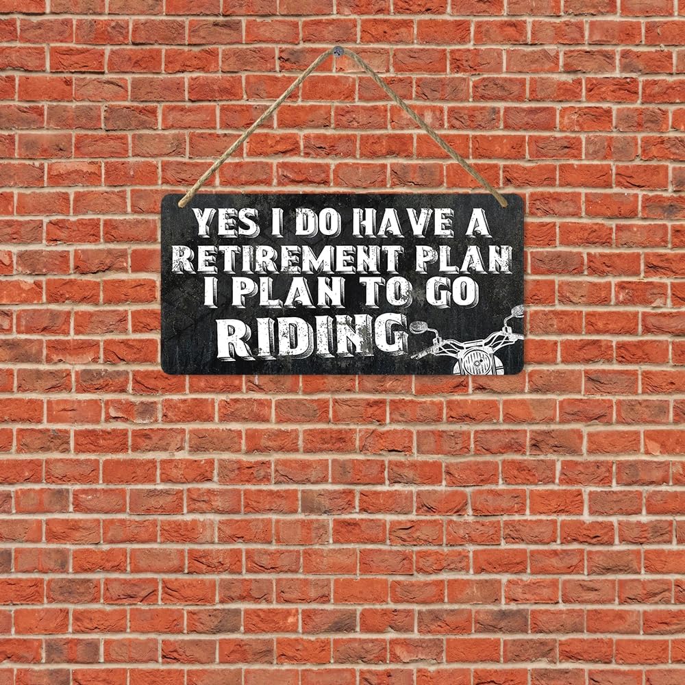 Motorcycle Sign Motorcycle Gifts Man Cave Plaques Motorcycle Signs Garage Gifts For Dad Motorcycle Decor Motorcycle Accessories Men Gifts For Dad Grandad Brother Retirement Gifts Motorcycle Lovers 6" X 12"