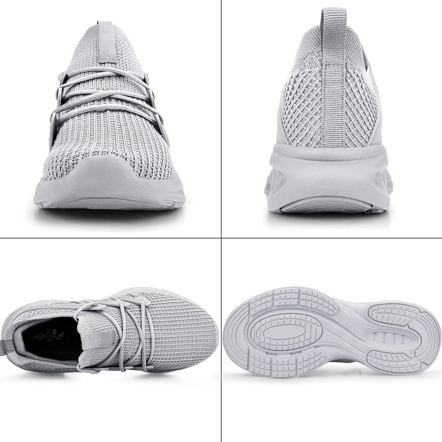 Pujcs Men's Slip on Walking Shoes Lightweight Breathable Non Slip Running Shoes Athletic Gym Tennis Shoes Sneakers for Men