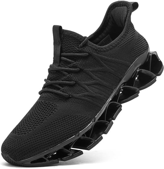 Mens Slip on Walking Running Shoes Blade Tennis Casual Fashion Sneakers Comfort Non Slip Work Sport Athletic Trainer