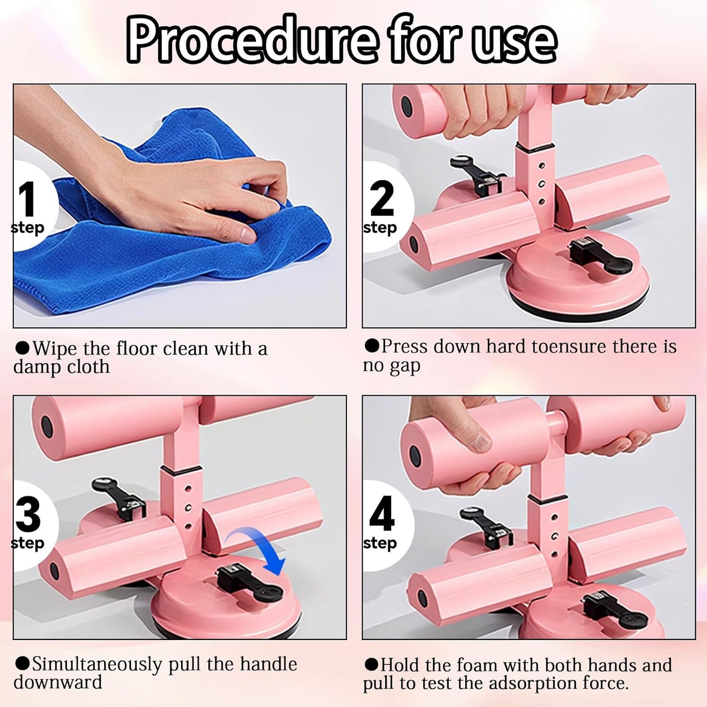 Ab Training Auxiliary Device, Ab Trainer Auxiliary Machine with Bands, Multi-functional Adjustable Ab Trainer Equipment, Ab Trainer Auxiliary Equipment for Home & Gym