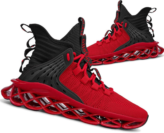 Hello MrLin Men's Running Shoes Non Slip Athletic Tennis Walking Blade Type Sneakers Hip Hop