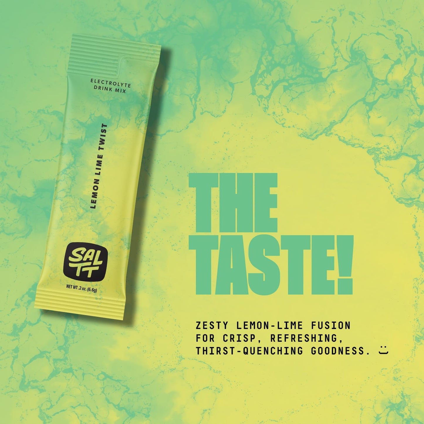 Keto Chow SALTT Electrolytes Powder Packets, Lemon Lime Twist (30 Hydration Packets) - Magnesium, Potassium, Sodium, Trace Minerals - Vegan, Sugar & Gluten Free - Travel Essentials - Made in USA