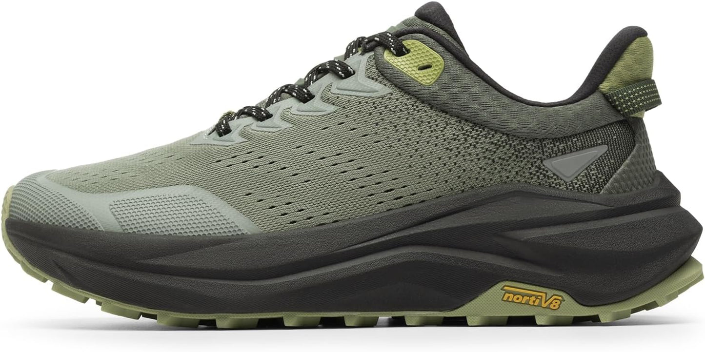 NORTIV 8 Men's Wide Toe Box Trail Running Shoes Cushion Walking Barefoot Tennis Workout Gym Cross Training Shoe Fashion Sneakers for Plantar Fasciitis Bunion