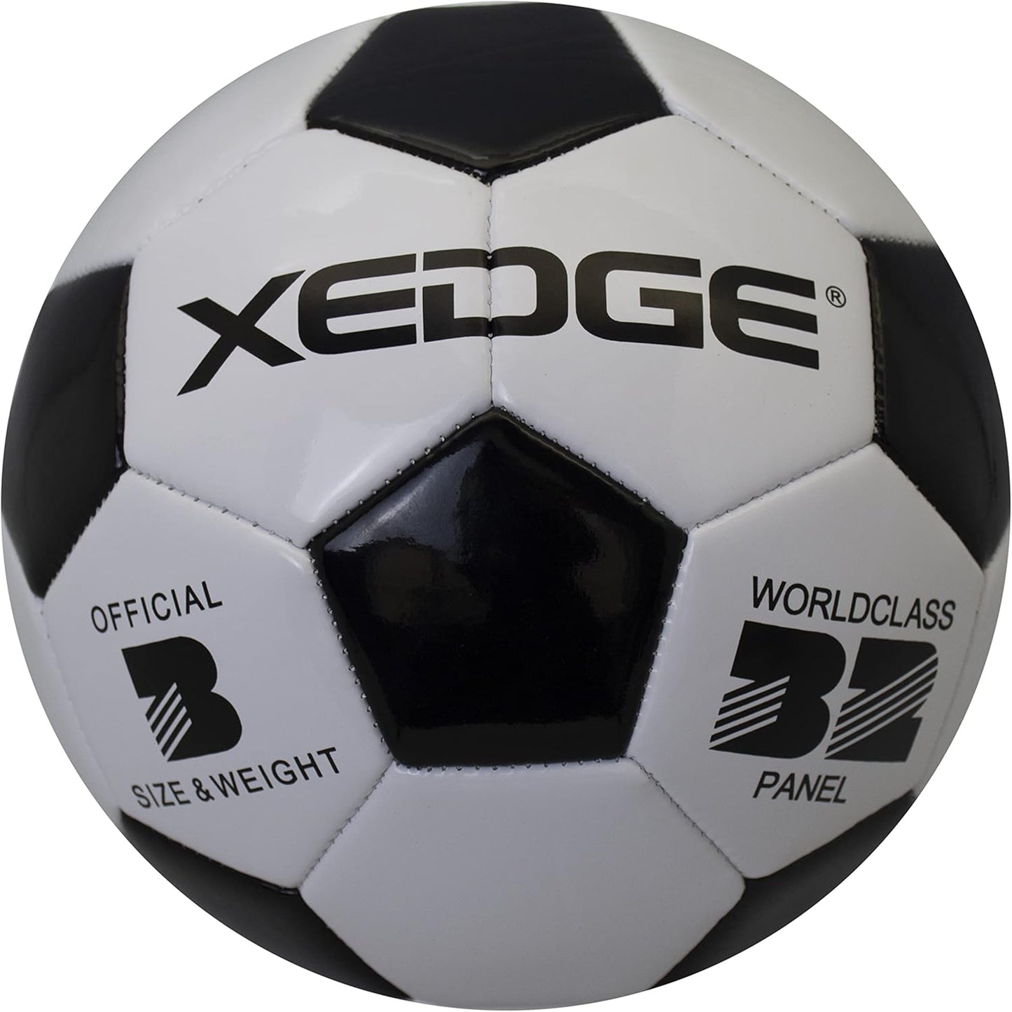 XEDGE Official Size Soccer Ball,Size 5 Training Ball for Girls,Boys,Youth Teenagers,Adults,Machine Stitched for Indoor Outdoor Play