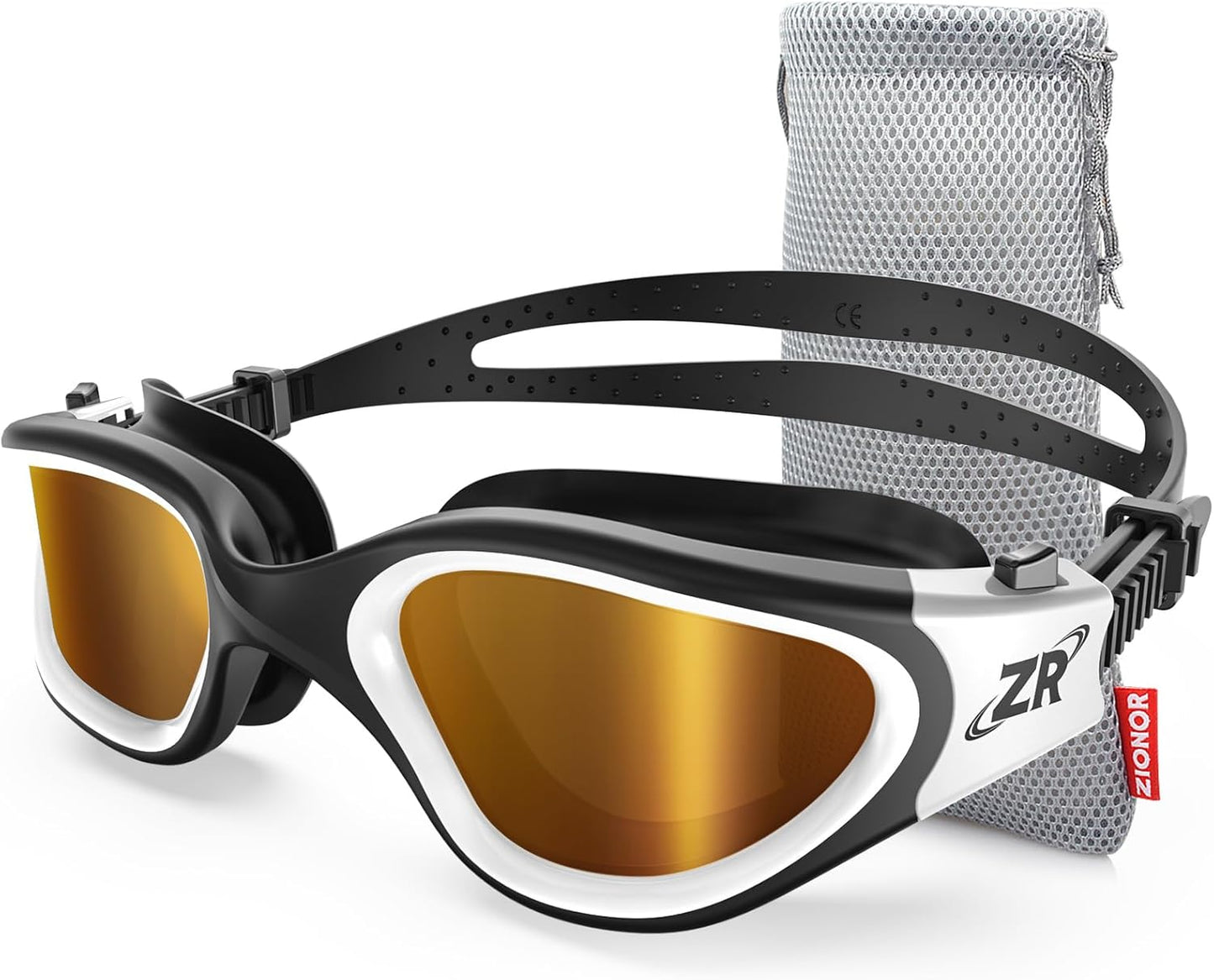 ZIONOR G1 Polarized Swimming Goggles for Unisex Adult Women Anti Fog 100% Anti UV Diving Goggles