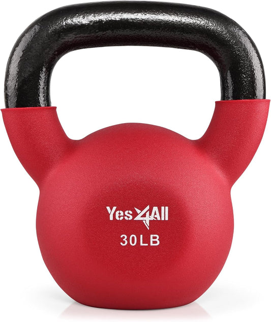 Yes4All Kettlebells 5lbs-65lbs & Kettlebell Sets Adjustable Weights, Kettlebell for Weight Training, Home Workout Equipment with Secure Grip for High Rep, Exercise Equipment