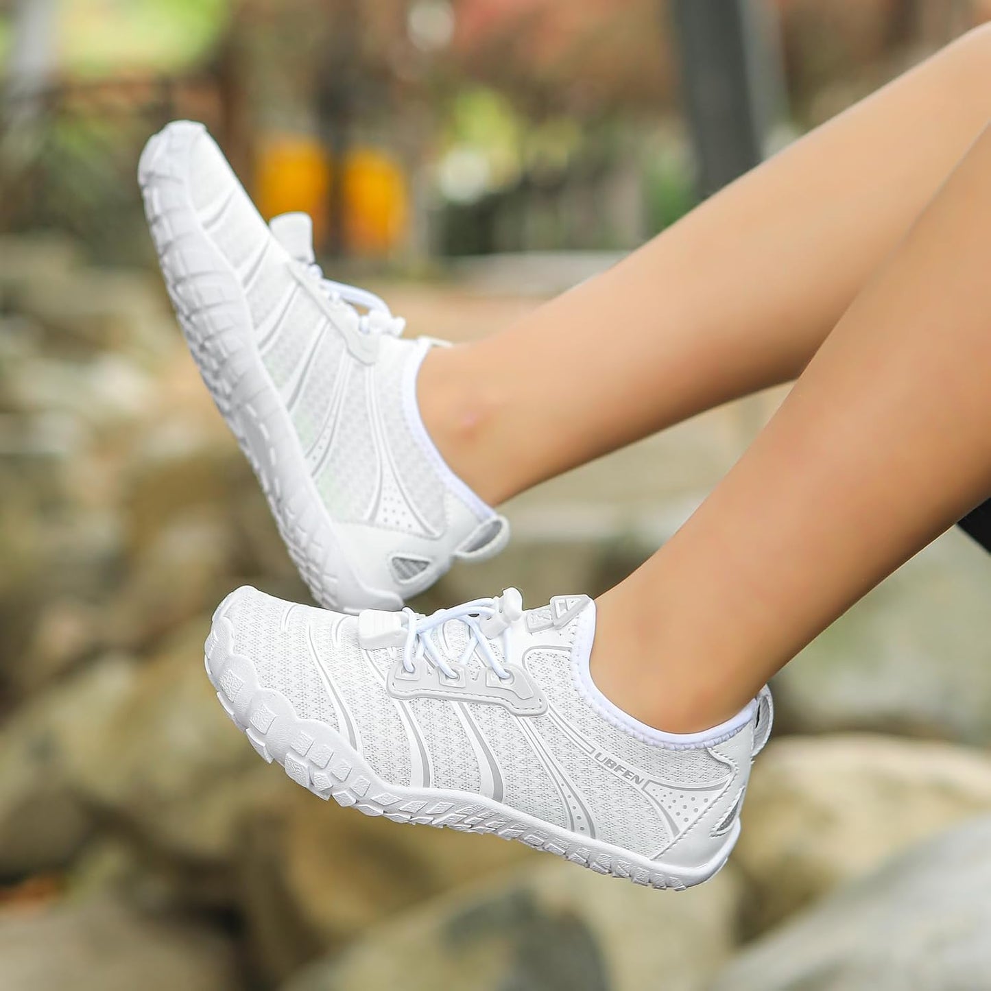 UBFEN Water Shoes for Kids Boys Girls Aqua Socks Barefoot Beach Sports Swim Pool Quick Dry Lightweight Toddler Little Big Kid