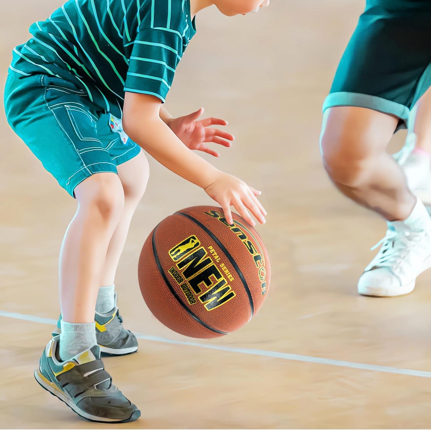 Senston Kids Basketball Balls Size 3/5/7 Basketballs Indoor Outdoor 27.5/29.5 inch Basketball Gifts for Kids/Girls/Boys