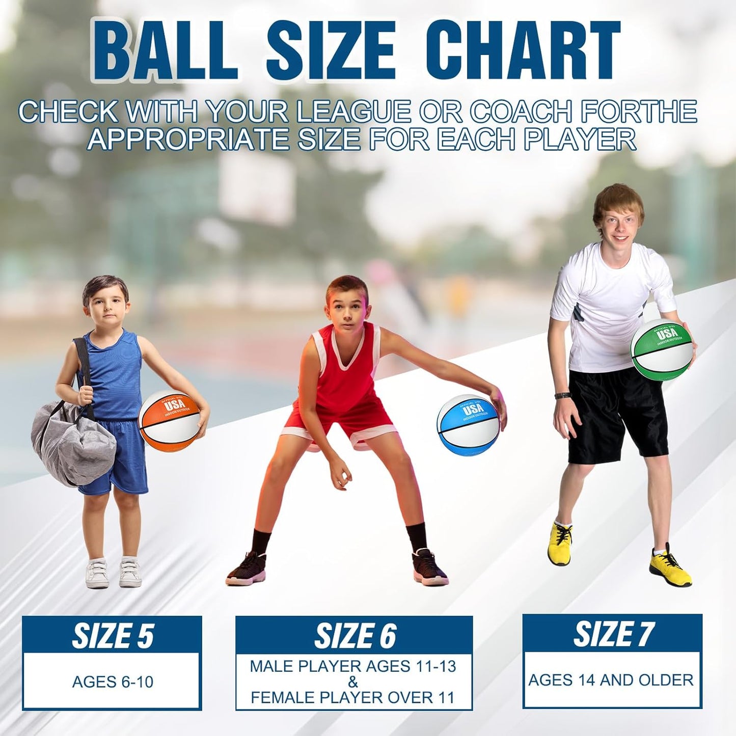 Libima 24 Pcs Rubber Basketballs Bulk with Pump Official Size Multicolor Basket Balls Youth Streetballs Set for Adult Boys Girls Gifts Indoor Outdoor Training Practice