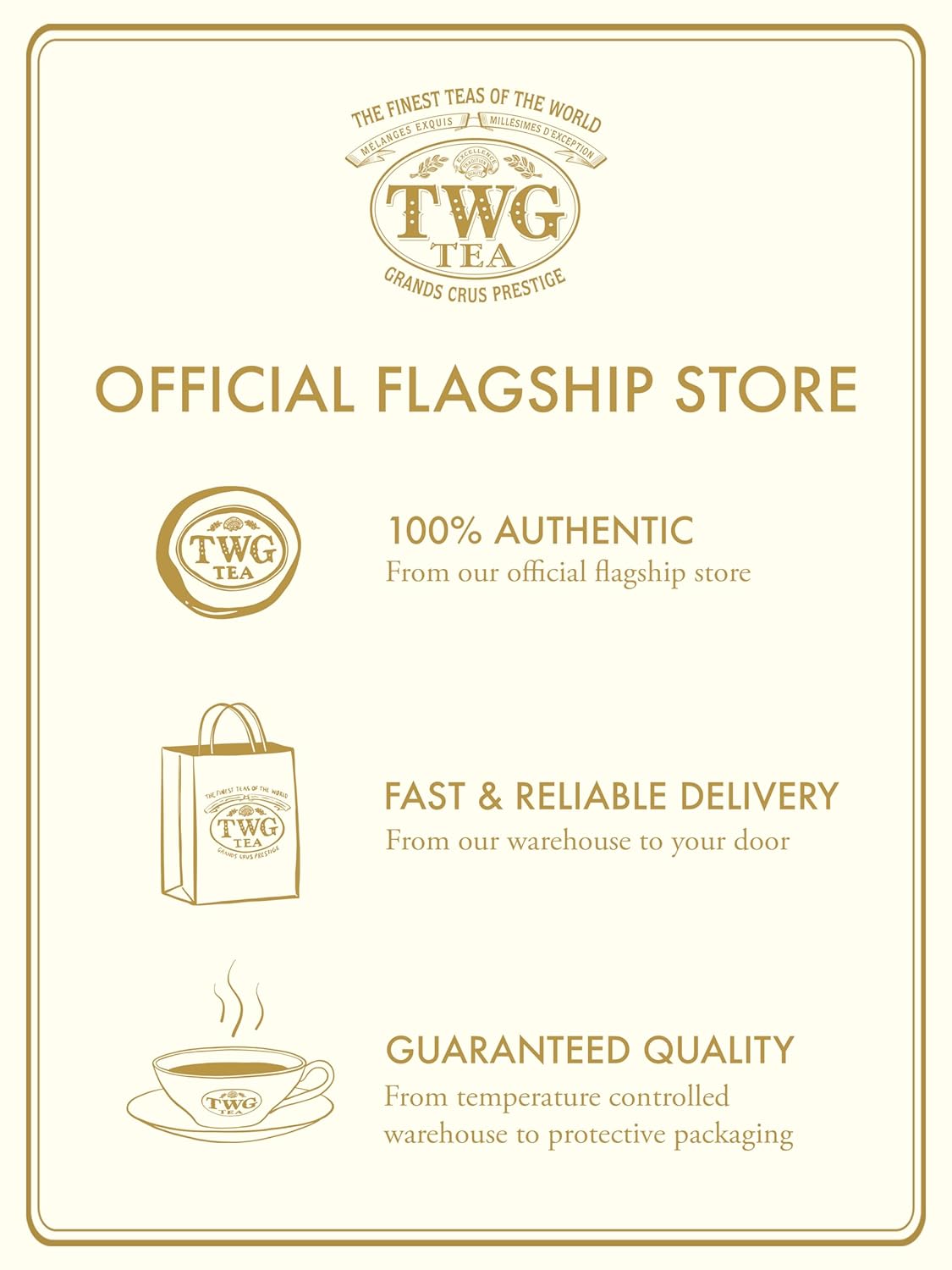 TWG Tea | Crème Caramel Tea | Rooibos Tea | Caramel & Theine-Free | 15 Hand Sewn Cotton Teabags | Gift Set