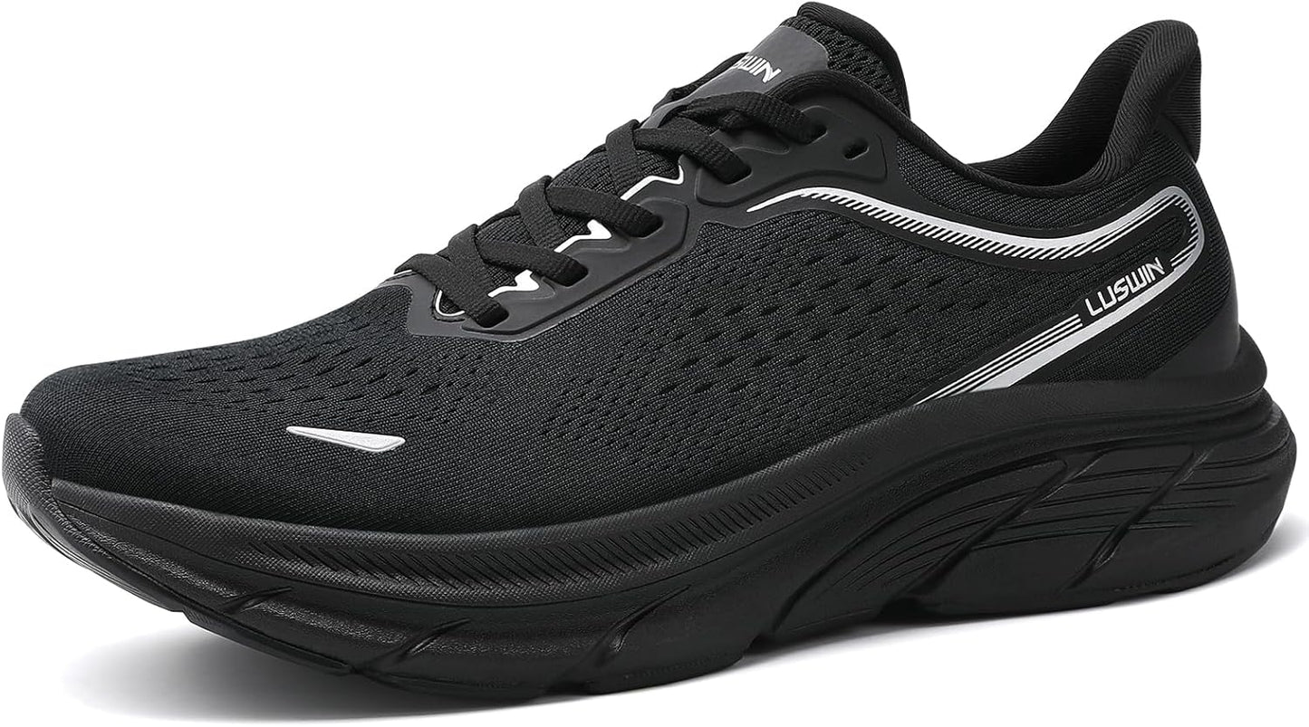 Men's Walking Shoes Lightweight Breathable Cushioning Running Shoes Athletic Tennis Workout Gym Non Slip Comfortable Fashion Sneakers