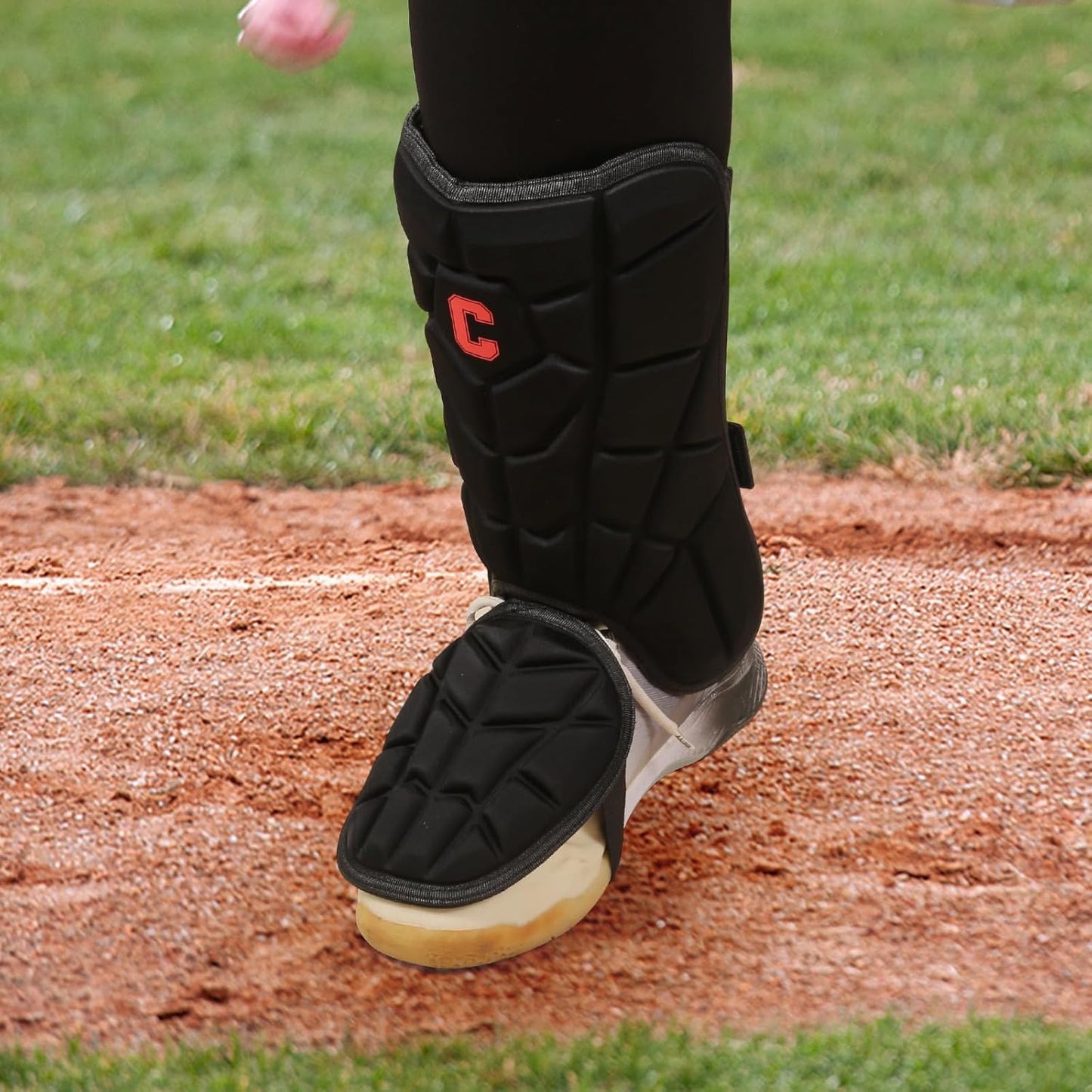Batter’s Baseball Leg Guard with Adjustable Straps - for Youth and Adult