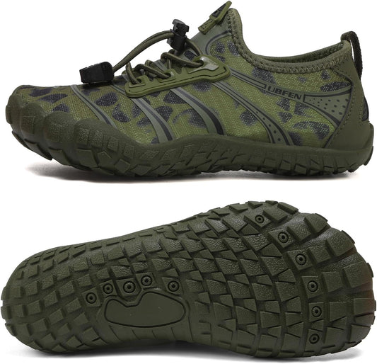 UBFEN Water Shoes for Kids Boys Girls Aqua Socks Barefoot Beach Sports Swim Pool Quick Dry Lightweight Toddler Little Big Kid