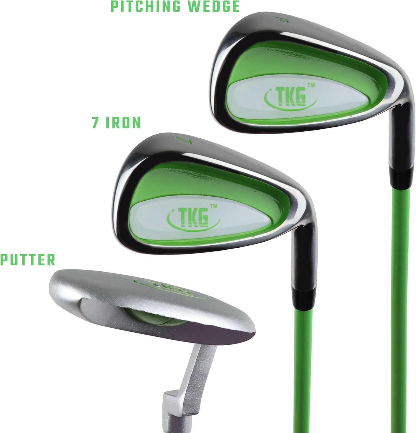 TKG Sports Youth Golf Set - Kids Golf Clubs, Stand Bag, Rain Cover, Glove, Towel, Tees, Balls - Great for Summer Camp Activity, Outdoor Games, and Recreation