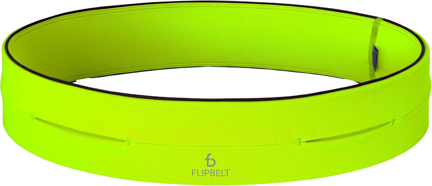 FlipBelt Classic Running Belt, Running Fanny Pack for Women and Men, USA Company