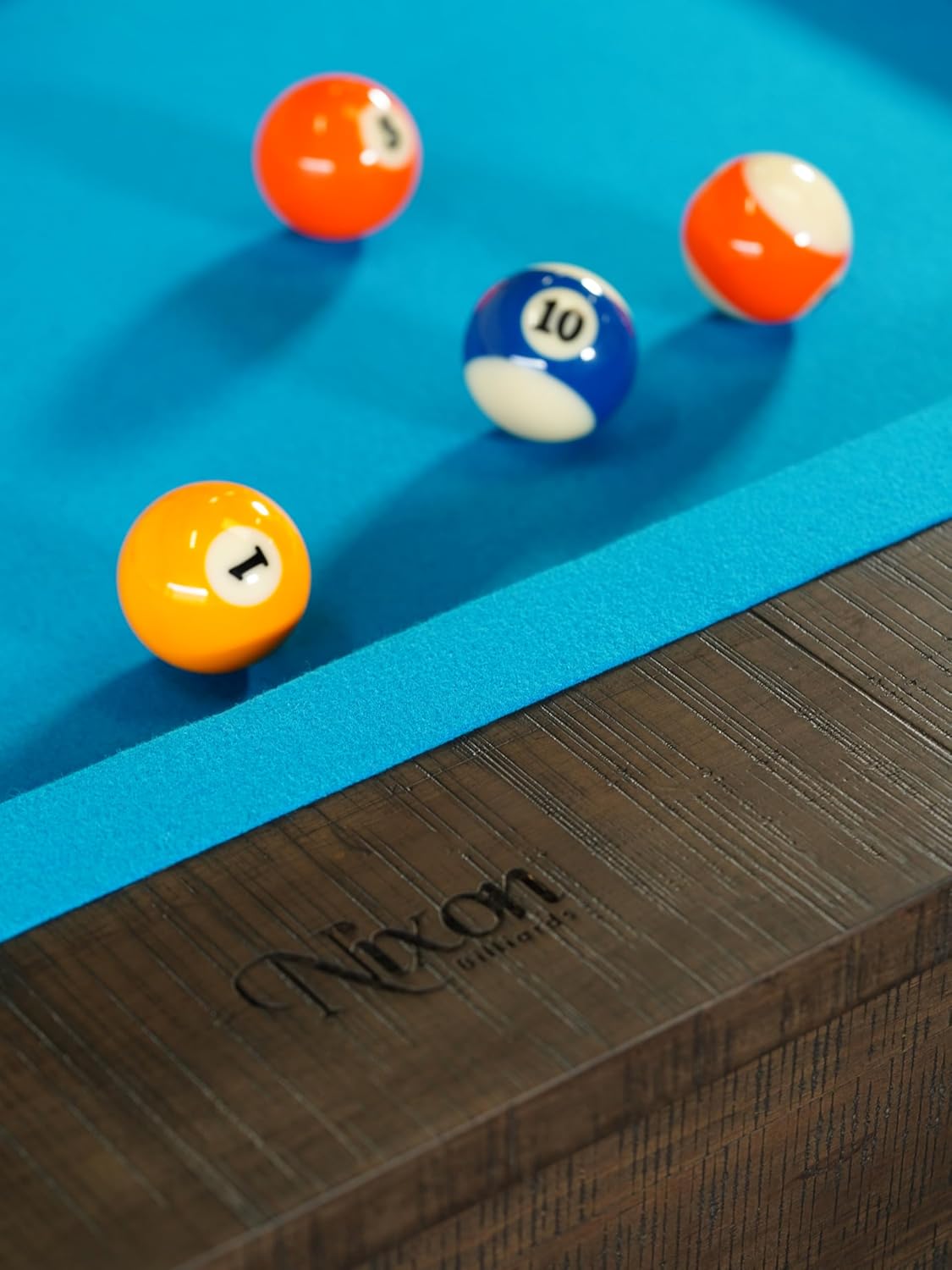 Nixon Billiards - Kemp Slate Billiard Pool Table - Grayson Gray/Weathered Slate - 7ft and 8ft