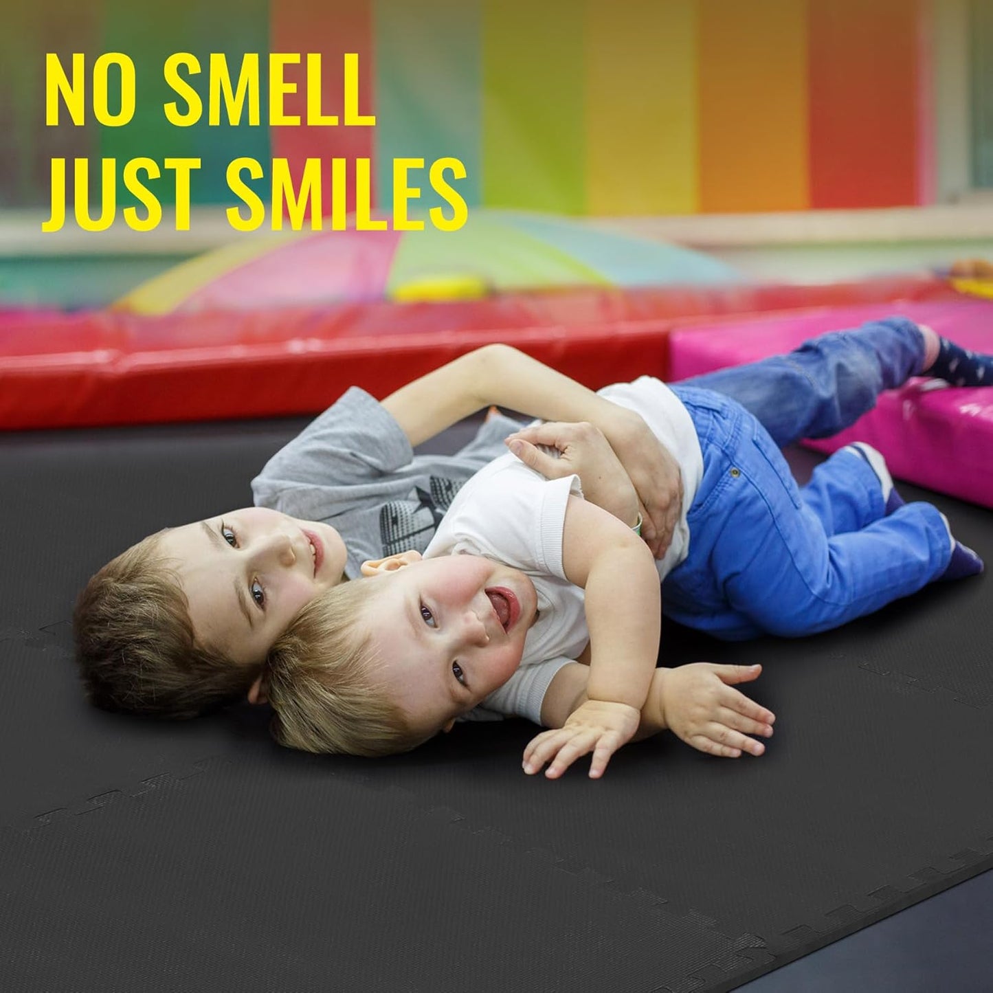 Hulkfit Puzzle Exercise Mat with EVA Foam Mat Interlocking Floor Tiles for Home Gym Mats Flooring for Garage Floor Padding for Kids Exercise Equipment Mats