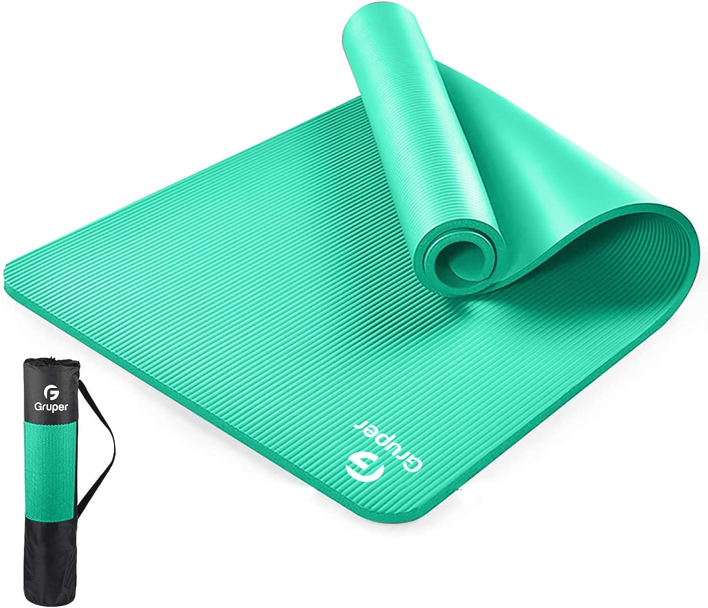 Thick Yoga Mat Non Slip, Large Size 72" L x 32" W x 0.6" TH, Premium Exercise & Fitness Mat with Carrying Strap and Bag, Workout Mats for Home