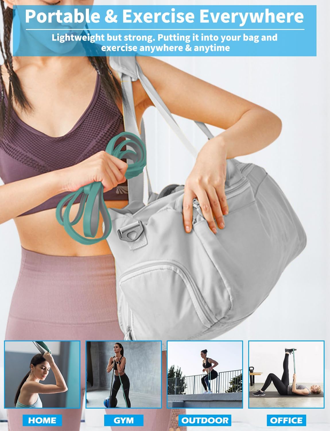 Pull Up Bands, Resistance Bands, Pull Up Assistance Bands Set for Men & Women, Exercise Workout Bands for Working Out, Body Stretching, Physical Therapy, Muscle Training