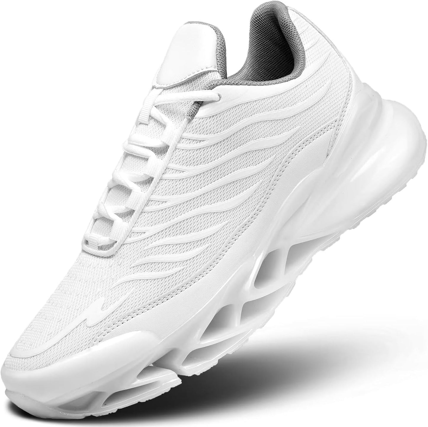 Mens Slip on Walking Running Shoes Blade Tennis Casual Fashion Sneakers Comfort Non Slip Work Sport Athletic Trainer